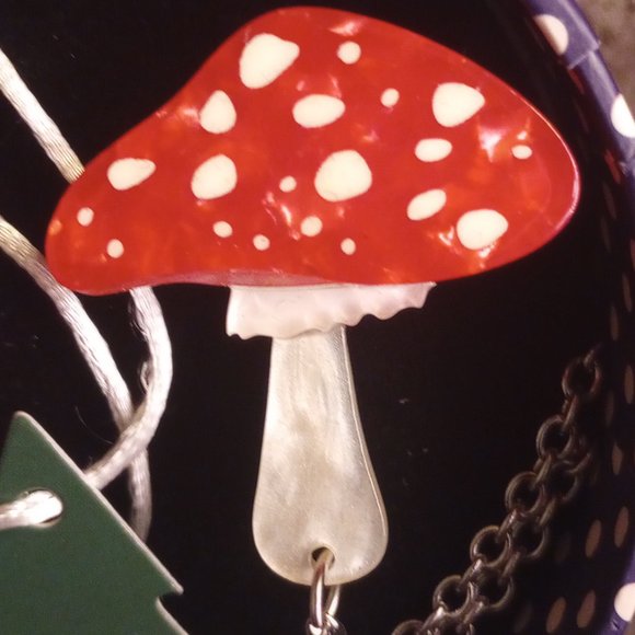 NIB 2020 The Spore The Merrier Erstwilder Double Brooch Cardigan - Picture 5 of 10